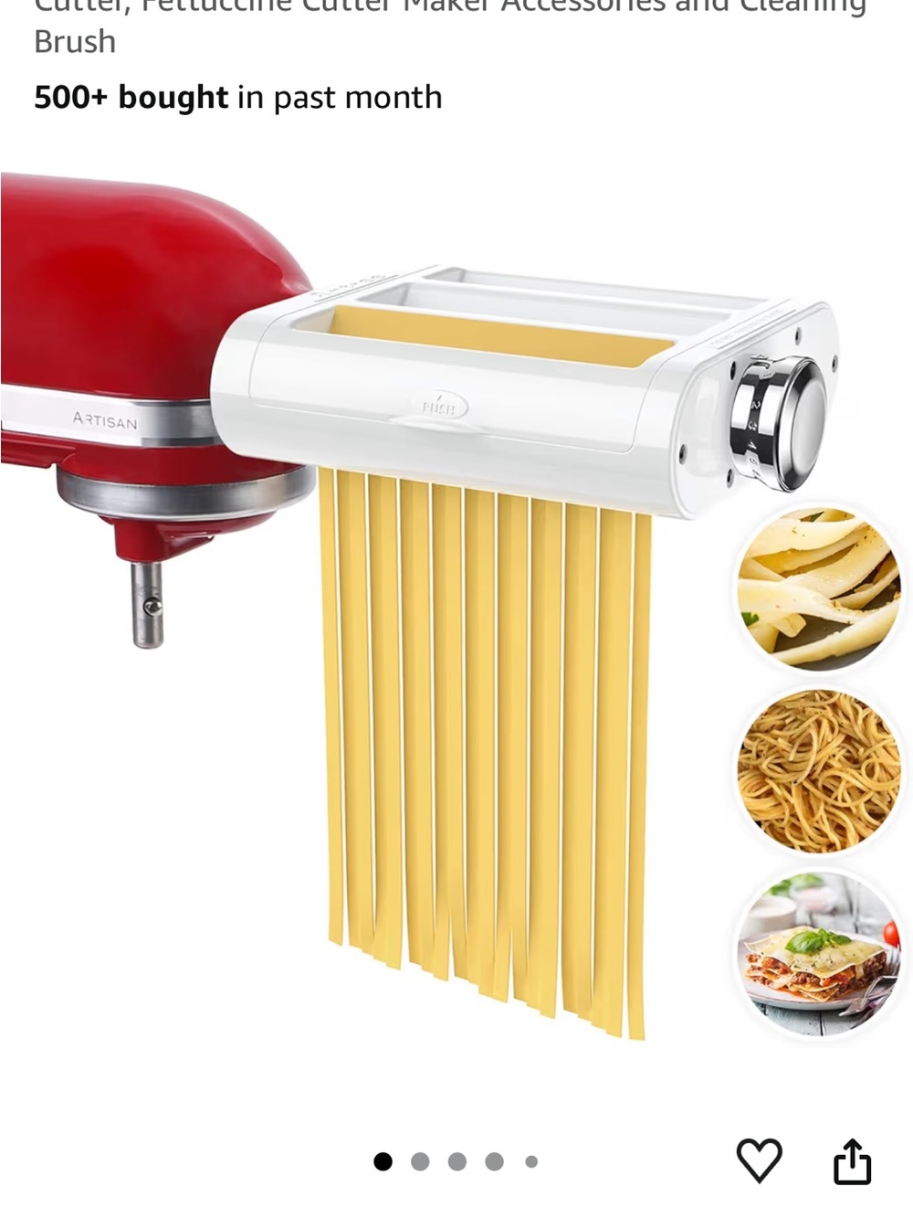 Antree Pasta Maker Attachment 3 in 1 Set for KitchenAid Stand Mixers - Picture 9 of 9